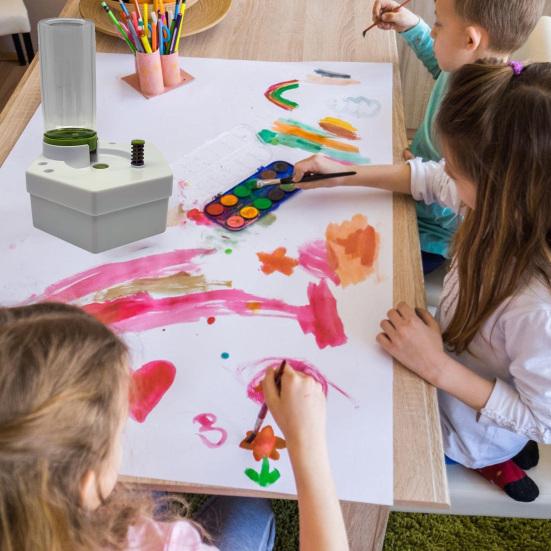 

Чистящее средство для чистки кистей Цикл чистой воды Инструмент для рисования Практическое использование в школе для бассейна с краской