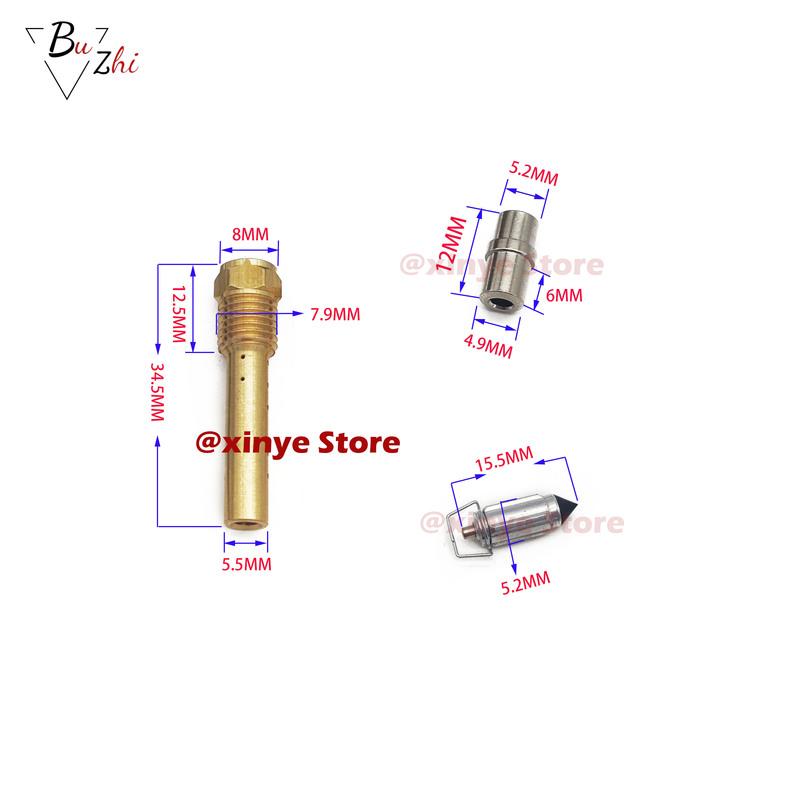 4set Carburetor repair kit Configure vacuum diaphragm and float for KPS Zephyr ZR750H ZR-7 ZR-7S ZR750 ZR 750 H 750H ZR7 ZR7S