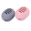Makeup Sponge Holder Shatterproof Silicone Beauty Make Up Blender Case for Travel Gray Pink 2 PCS