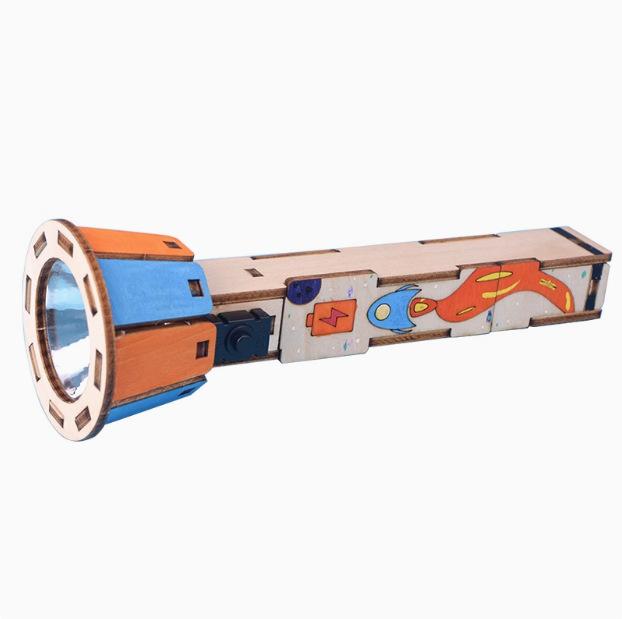 Набор для самостоятельной сборки электронных устройств: Набор схемы светодиодного фонарика ручной сборки, Аксессуар для изучения физики и науки, Студенческий STEM-проект