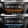 Dashboard Middenconsole Sfeerverlichting Interieur 2 Kleuren Radio AC Paneel LED Trim Voor BMW 3 4 serie F30 F31 F32 F33 F34 F36