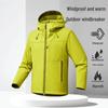 Wodoodporna Miękka Kurtka Softshell dla Par - Ciepła Odzież Sportowa na Zewnątrz do Wędkarstwa, Kolarstwa, Alpinizmu