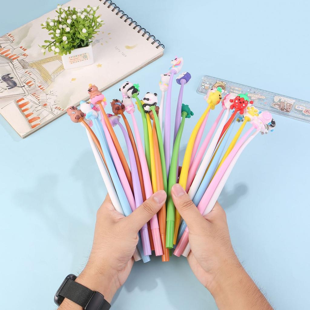 1 Pc Panda Shake Pen Neutral Pen Fluent Writing Suitable for Office Work, Brushing Questions, Signing Writing, Diaries, Notes, Student Classroom Pri