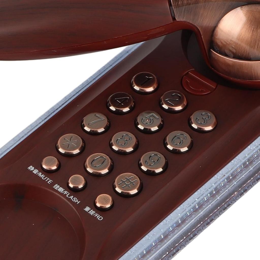 Retro Telephone Fashion Vintage Antique Corded Telephones Land Line for Home Office Hotel, etc