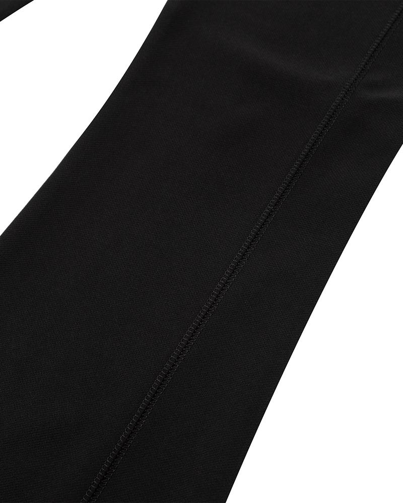 MOAA Twisted Bootcut Pants (Black)