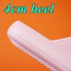 Women's Thick Platform Cloud Slides Pillow Slippers Fashion Buckle Soft Sole Non-Slip Flip Flops Summer Beach Sandals