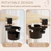 Rotating Desk Cup Holder Coffee Mug Holder 3 Adjustable Height Drinking Bottle Holder Water Bottle Stand for Tea Coffee Drinks