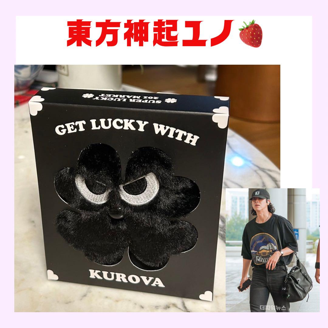

[USED] TVXQ Yunho matching keychain clover
