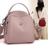 New Solid Color Simple Shoulder Bag Outdoor Commuting Light Portable Messenger Bag Multi-functional Versatile Backpack