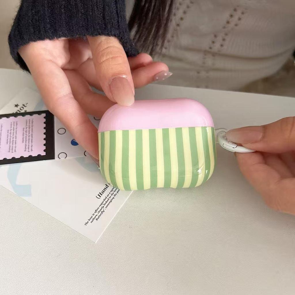 Imd polka dot stripe for apple AirPods 1 earphone case AirPods pro1 wireless bluetooth case