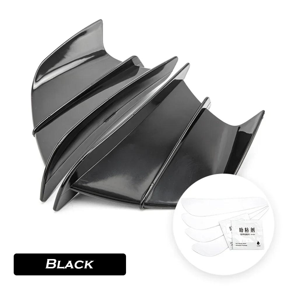 Universal Motorcycle Winglet Aerodynamic Spoiler Wing with Adhesive Motorcycle Decoration Sticker For Yamaha Suzuki Kawasaki
