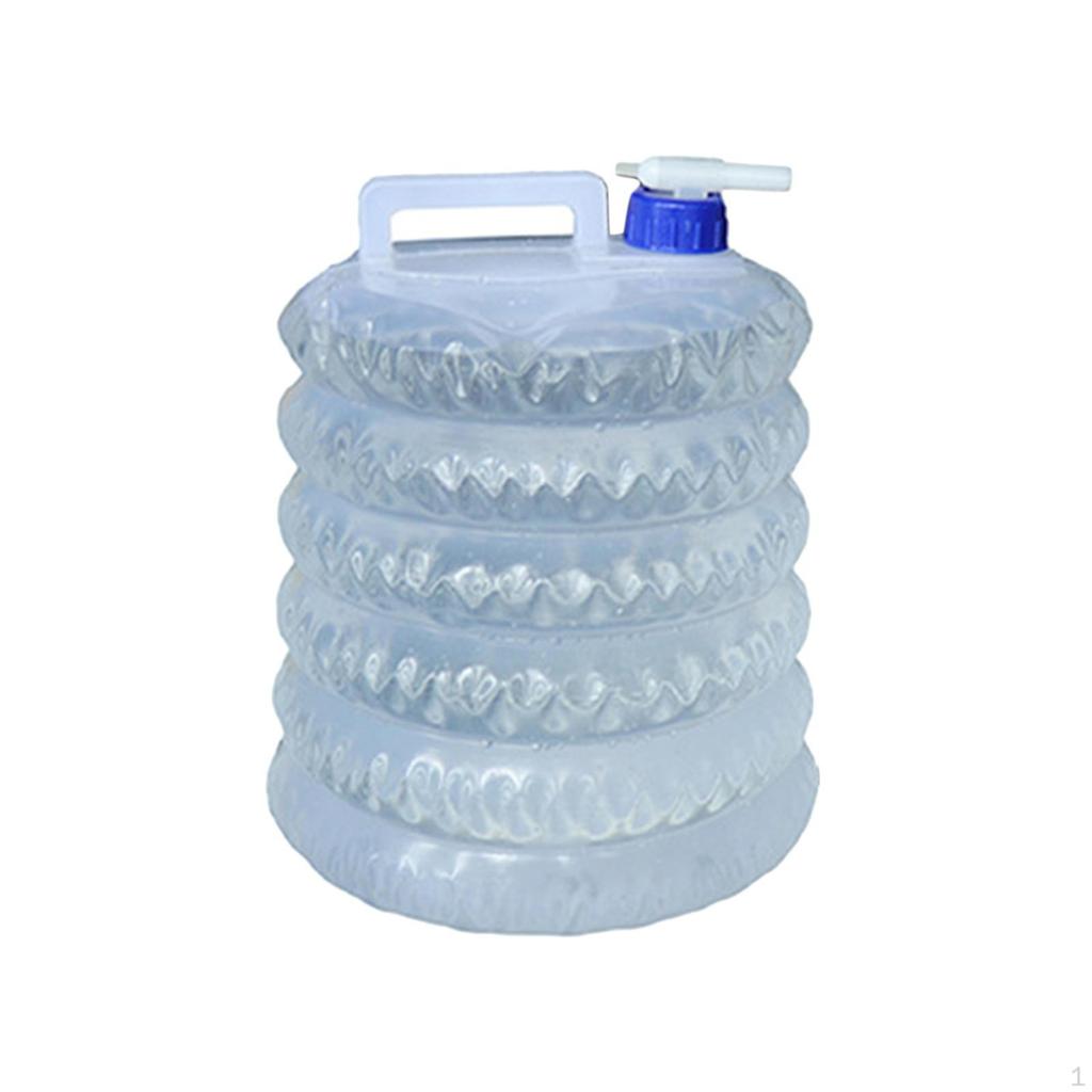 Collapsible Water Container Bag, Storage Carrier, Portable Camping Drinking Jug,