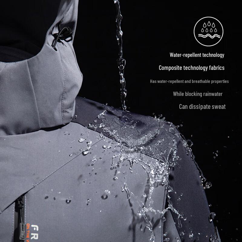 EASTERN CAMEL Unisex 3-in-1 Wasserabweisende Outdoor-Jacke