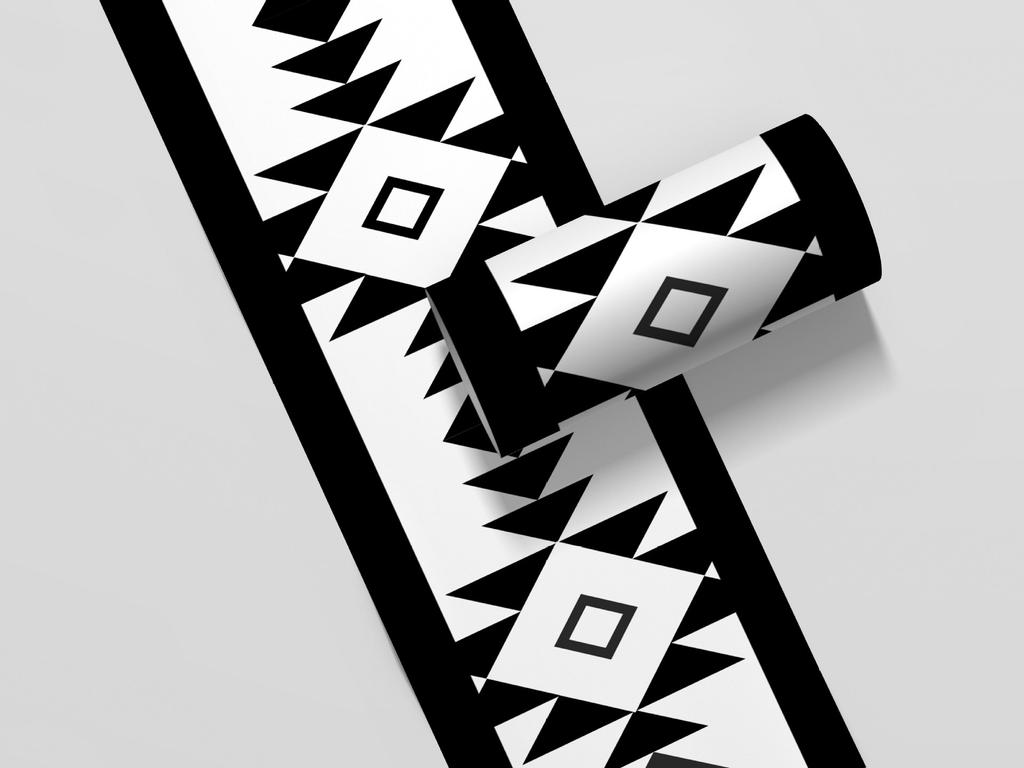 Bathroom Waist Line Sticker Self-adhesive Waterproof Living Room Bedroom Kitchen Skirting Line Tile Sticker Pvc Wallpaper Decorative Wall Sticker