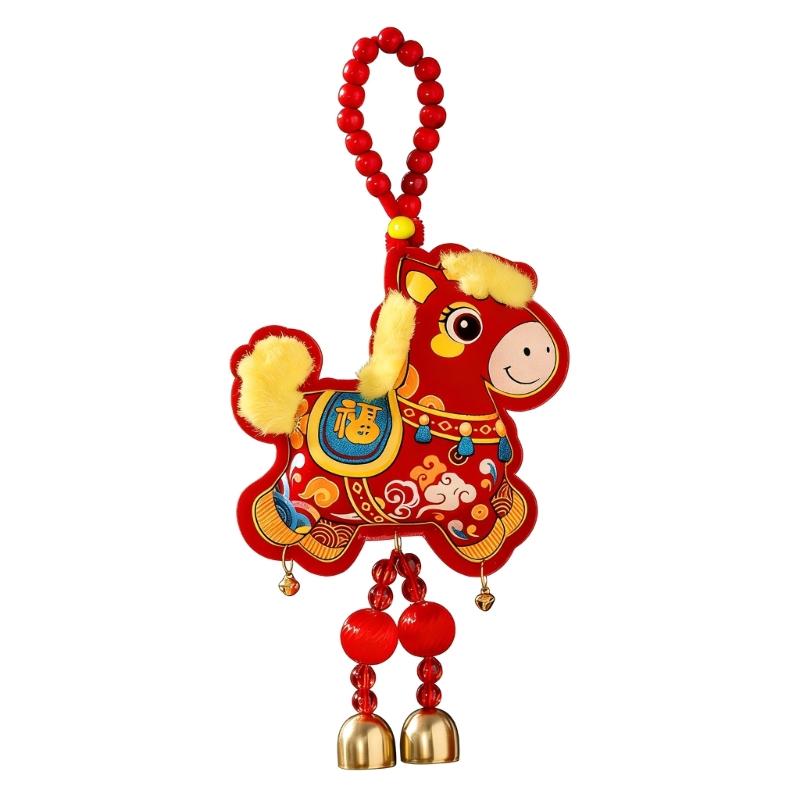 Strong Hook Fabric Festival Hanging Ornament For Chinese New Year Decoration Multi Purpose Accessories