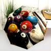 1PC billiards Umbrella Portable Folding Umbrella Iron Frame Hole Bone Structure Outdoor Home Umbrella A9