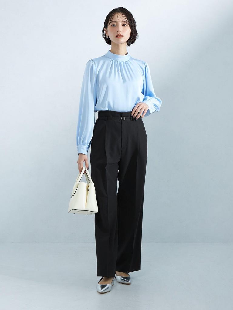 United Arrows Green Label Relaxing Powder Wide Pants, available in short and tall sizes, size 35141991967 2130, Natural (21), Size S (36)