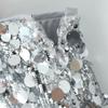 Irregular High Waist Sparkling Sequin Mini Skirt Women Summer Y2k Clothes Ultra Short Bottoms Silver Sexy Club Skirts