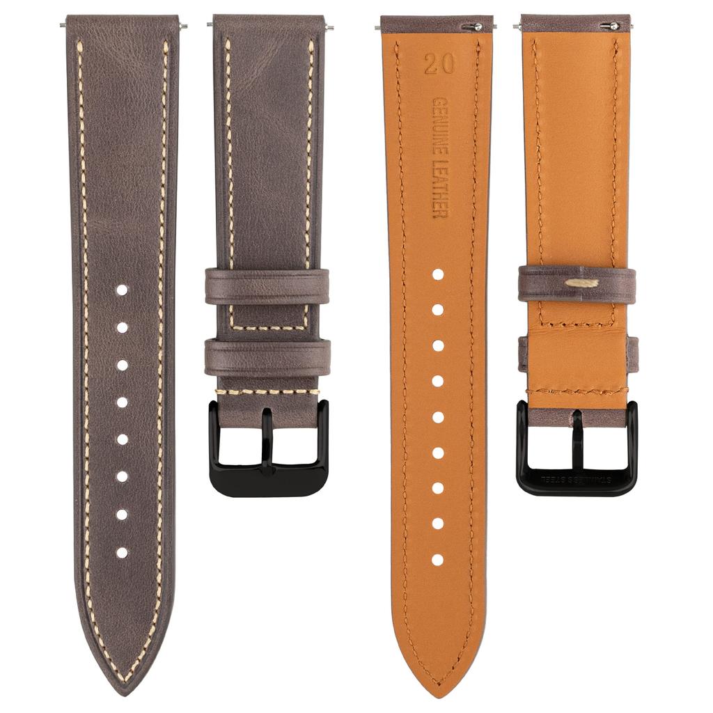 Leather Wristband 18202122Mm Oil Wax Leather Strap For Uawatc4 Pro Gt45