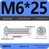 4.8 Grade Galvanized Phillips Round Head Screw (M2-M8)