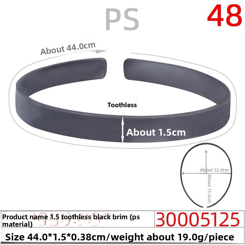 Plastic Headband Accessories Sun HatWomen's Handcrafted Headband Overhead Sun HatRough Hair Band
