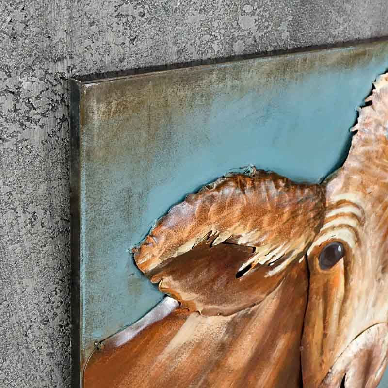 3D metal picture LOFT NATURE COW 3 90x60