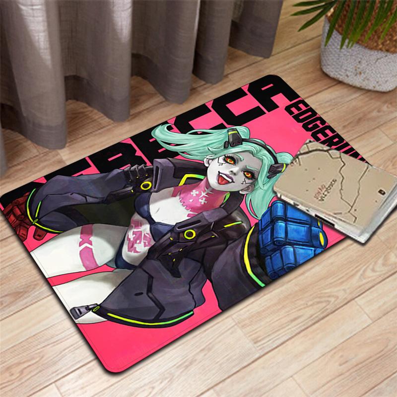 Cyberpunk Rebecca Rug Floor Mat for Living Room or Bedroom Soft and Comfortable Carpet a Gift for Birthday and Holiday.MFF0918579