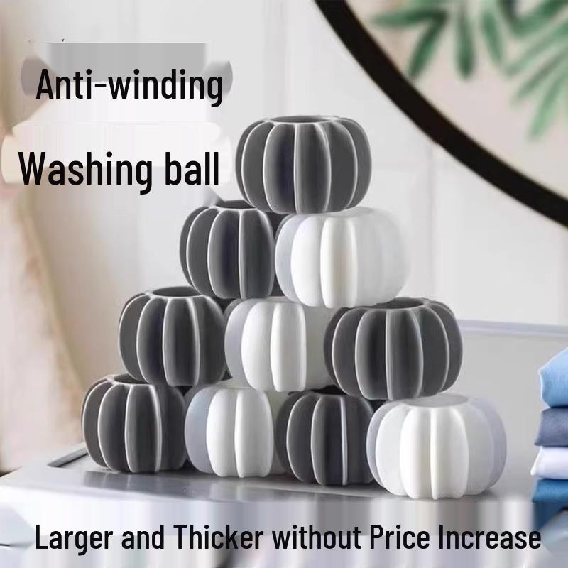 

Tangle-Free Laundry Ball: Prevents Clothes from Knotting, Enhances Cleaning, and Removes Stains for Drum Washers Upgraded Large Laundry Ball/5 Pack