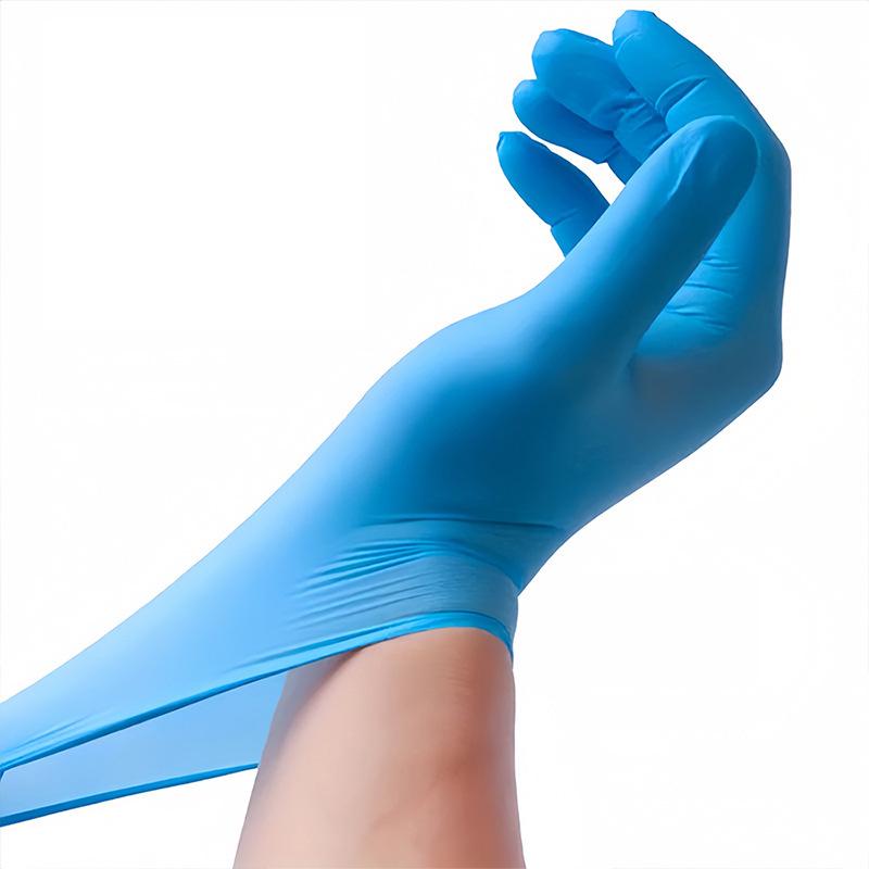 100 PCS Thickened Waterproof Nitrile Gloves - 9" Wear-resistant, Food-grade, Disposable Household Gloves
