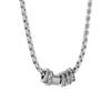 Stylish Unisex Rhinestone Pendant Necklace - Luxury Clavicle Design