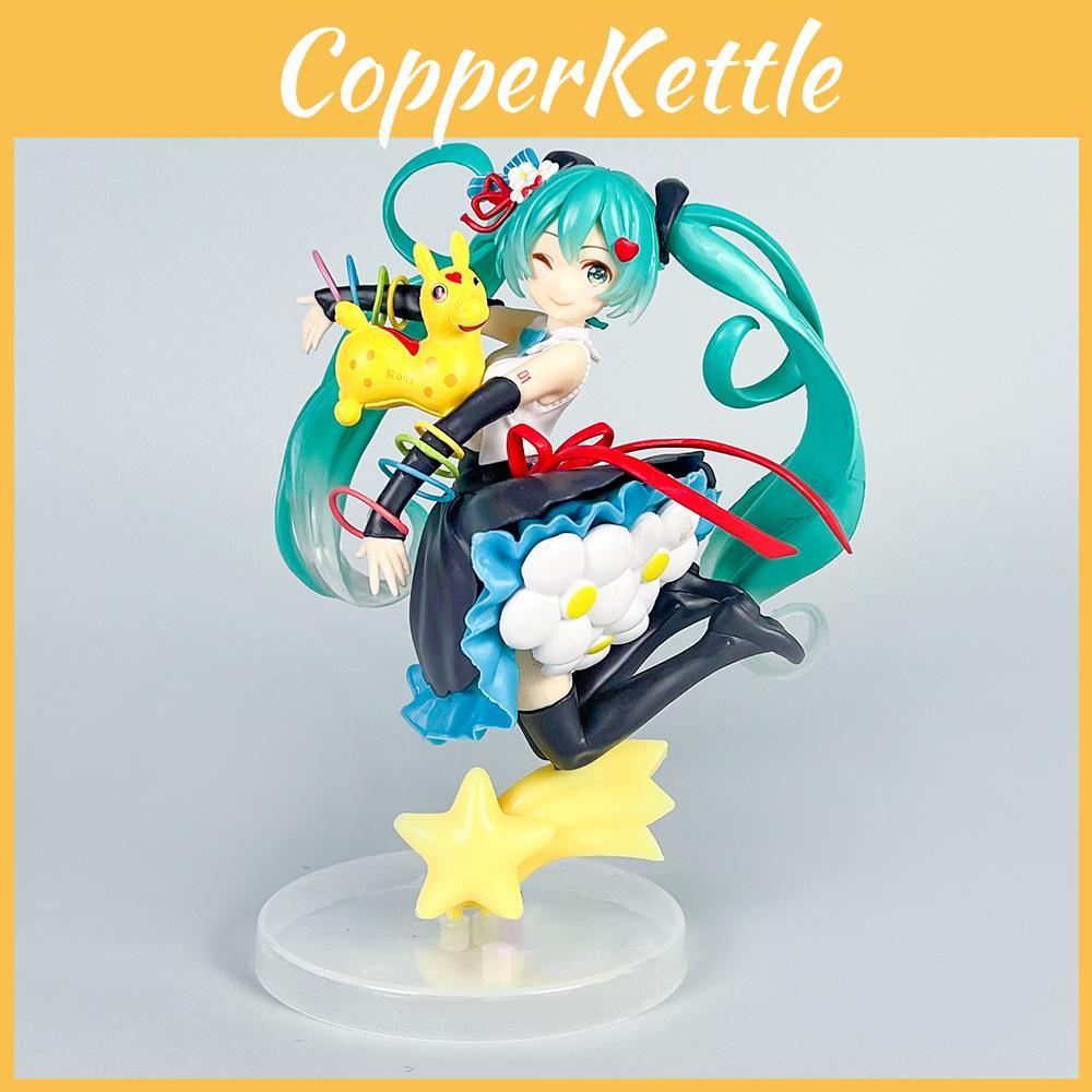 Hatsune Flower Miku Skirt Jumping Model Ornament For Desktop And Decoration Room