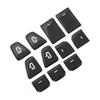 11 Pcs Window Lift Switch Stickers Door Armrest Glass Lift Button Trim Cover Replacement for Tesla Modle Y Model 3 2017