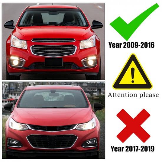 1PC Passenger Side Mirror Cover Cap Black For Chevrolet Cruze 2009-2016 US Model