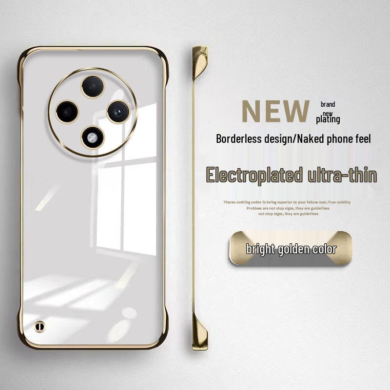 OPPO Reno12 Pro Electroplated Transparent Hard Phone Case for Reno11/R17