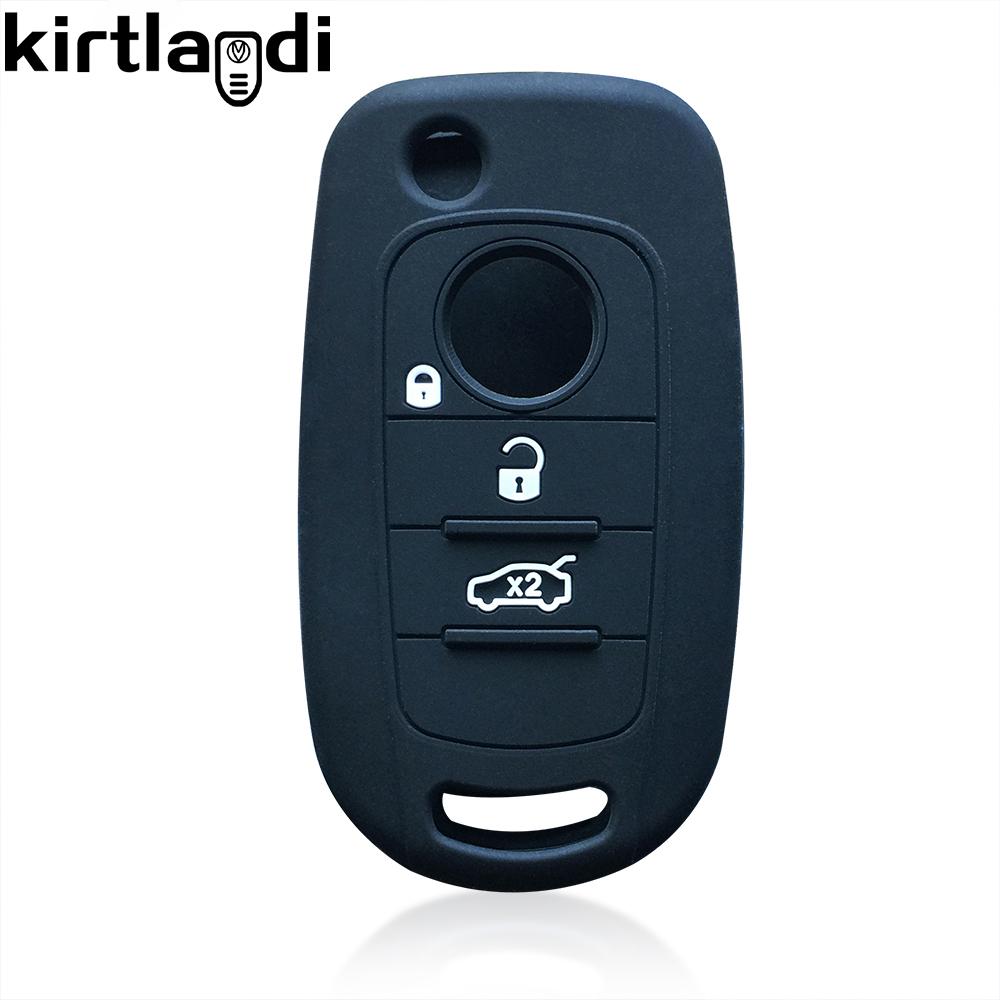 Silikonhülle Schlüsseletui Autoschlüsselhalter Schlüsselanhänger Für Fiat Tipo Toro Freedom 500X Doblo Argo Nuovo Grazie Fernbedienungsschale 3/4 Tasten