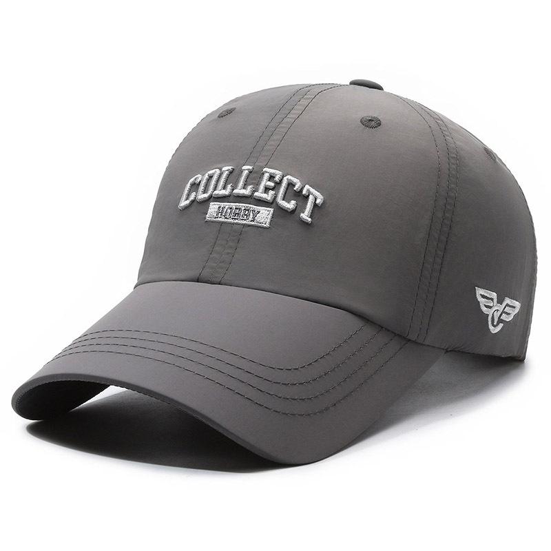 Men Women Cap Summer Quick Dry Cap Mesh Breathable Thin Baseball Cap Outdoor Fishing Sunscreen Hat