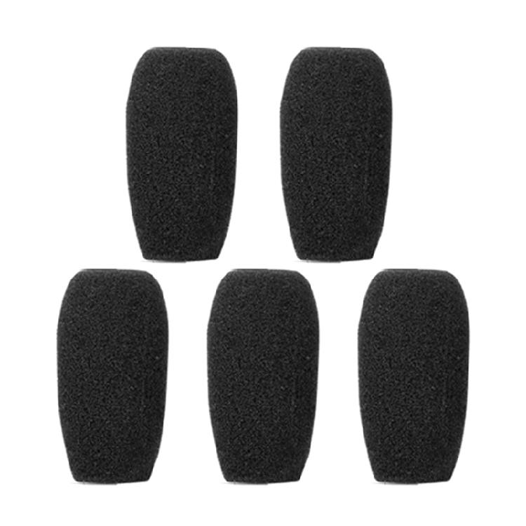 5Pcs Microphone Wind Cover, Headset Microphone Foam Headset Microphone Sponge