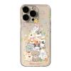 Cute puppy stacked music iPhone 17Promax mobile phone case transparent for Apple 16Pro space case 15