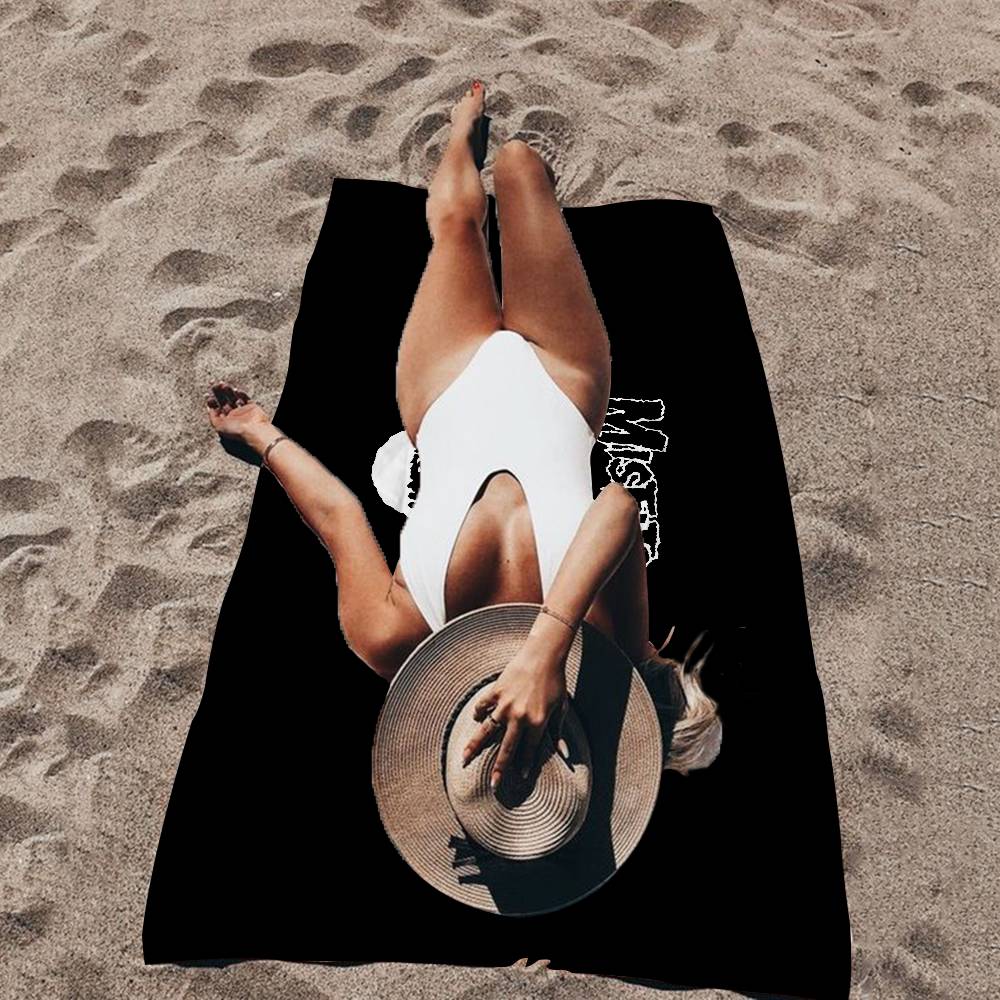 Asciugamano da Spiaggia in Microfibra Fantasia M-Misfits Assorbente Asciugatura Rapida Morbido Asciugamano per Yoga Nuoto Resort Alpinismo