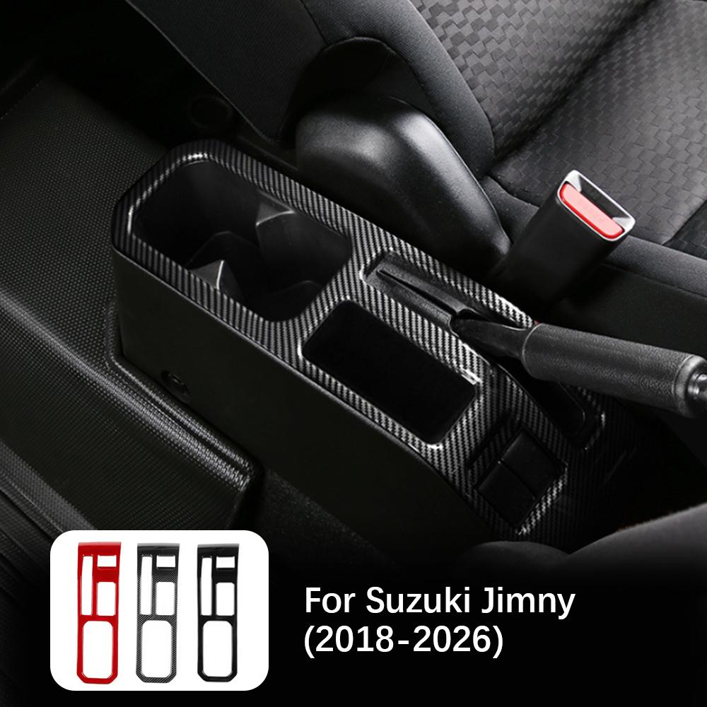 Handbrake Panel Cover For Suzuki Jimny 2018 2019 2020 2021 2022-26 3-Door Center Console Trim Interior Sticker Car Accessories