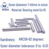 M8.5 Diameter Hardened Dowel Pin, Cylindrical Locating & Locking Shaft, Bearing Steel