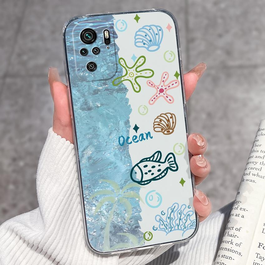 Cute Kitten Phone Case For Redmi Note 10 9 8 7 6 5A Pro 9T 8T 7S 10Lite Soft Casing Screen Protector Top Quality Dustproof Shell For Redmi Clear Cover