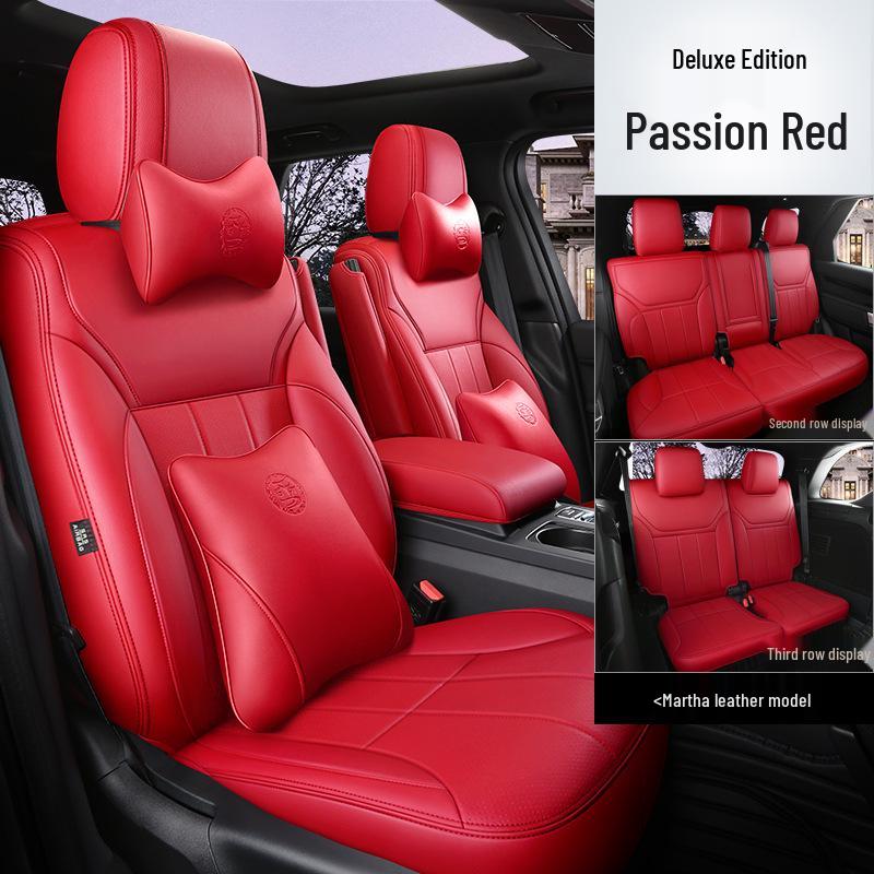All-Season Universal Leather Seat Cover, Wear-Resistant, Full Coverage, Fits All Car Models