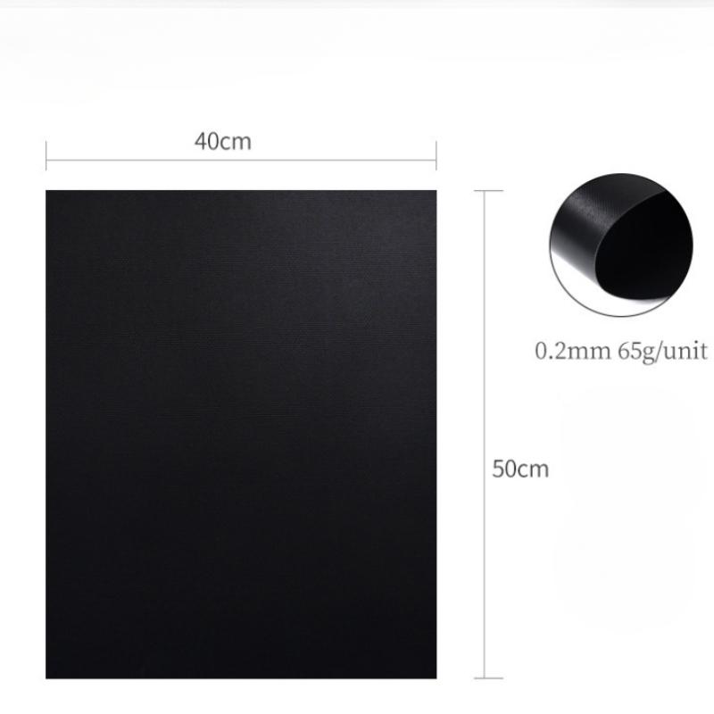 

Антипригарный коврик для духовки, многоразовый защитный коврик для духовки, универсальный, подходит для электрических и газовых духовок 1PC чёрный