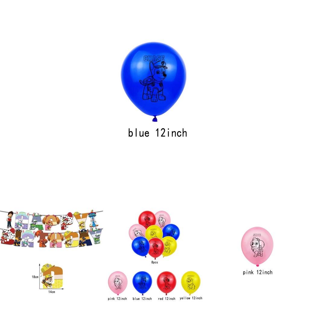 Paw Patrols Party Supplies For Kids Birthday Balloons Banner Cupcake Toppers More!