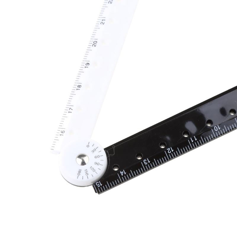 Plastic Folding Ruler 30cm Soft Plastic Drawing Ruler Straight Ruler for Student School Office Multifunction
