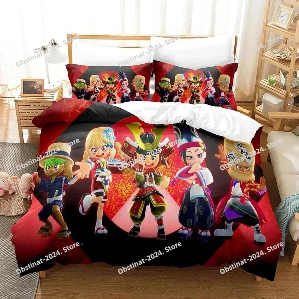 3D Ninjala Cartoon Game Bedding Set Print single Comforter Quilt Bed Cover Duvet Cover Pillow Case 3 Pieces Sets Kids Adult Size