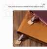 Retro Plaid A5 Soft Leather Notebook - Custom Business Diary with Thick Daolin Paper, High Aesthetic Value