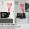 Digital Alarm Clock Temperature Hygrometer Weather Station Clock Forecast Projector Clok Digital Temperature Humidity Meter