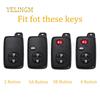 For Toyota Rav4 Land Cruiser Camry Aqua Prado Corolla Prius 2 3 4 Buttons Tpu Car Key Case Cover Keyless Remote Fob 2013 2014